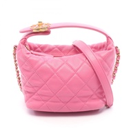 【二手】香奈兒 CHANEL 單肩包 19 Dixneuf Matelassé 小號 Hobo 包 2WAY AS1745 粉紅色皮革 CHANEL19 Matelassé 小號 Hobo 包