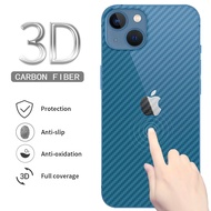 Anti-Fingerprint Carbon Fiber Screen Protector Film For iPhone 15 14 13 12 11 Pro X XR XS Max 8 7 6 6s Plus SE 2020 Back Sticker