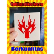 Cool Kamen rider sticker cutting sticker
