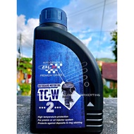 MINYAK 2T 0.5 LITRE BIRU UNTUK MESIN PERTANIAN ~ BLH TCW-2 BLUE 2T ENGINE OIL 0.5L