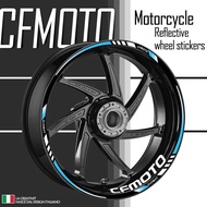 Reflective Motorcycle Accessories Wheel Sticker Inside of Hub Decals Rim Stripe Tape For CFMOTO 300S