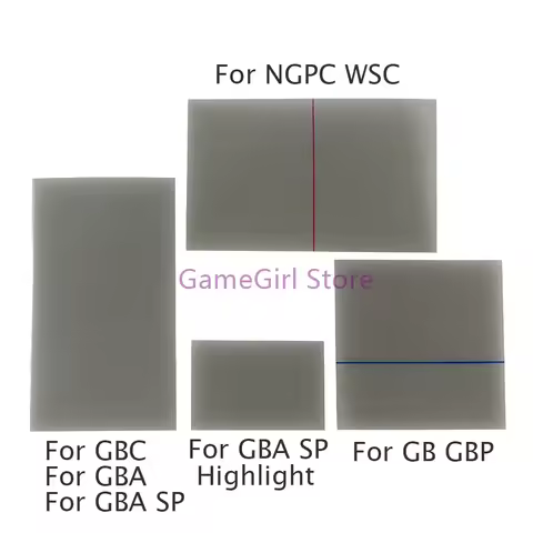 2pcs Polarized Polarizer Filter Film Sheet Backlit Screen Modify Part for Gamboy GB GBP GBA SP Highl