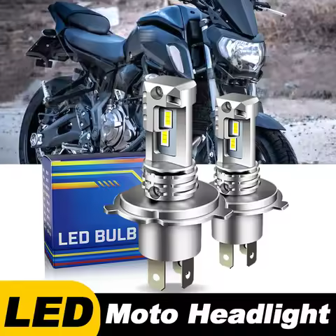 1pc/2Pcs Motorcycle Headlights For Yamaha MT07 MT03 MT09 Super Bright White 12000lm H4 9003 HS1 Head