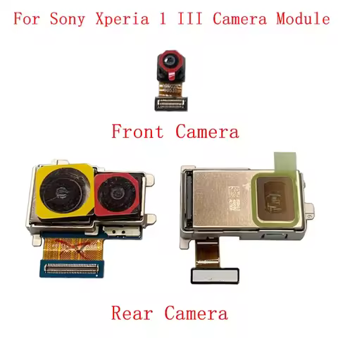 Rear Front Camera Flex Cable For Sony Xperia 1 III Back Main Big Small Camera Module Repair Parts
