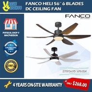 Fanco Heli 56 Inch 6 Blades DC Ceiling Fan