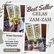 Zam-zam Glasses 1 Dozen Washing Glasses for Hajj and Umrah Glass Cup Cawan Kaca