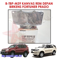 BIRKENS B-TBP-M39 FORTUNER PRADO FRONT BRAKE PAD PRADO 120 FORTUNER