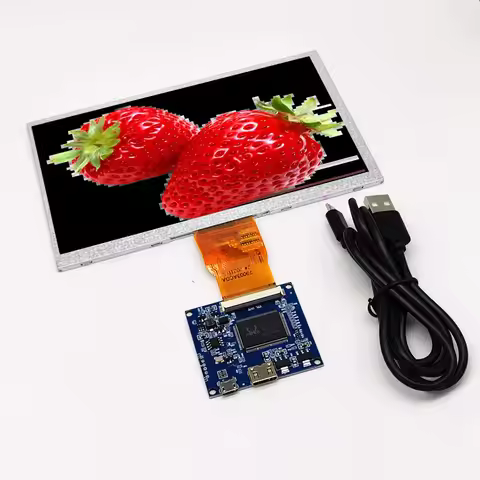 7-inch 1024*600 Screen Display LCD Monitor Driver Control Board Mini HDMI-Compatible For LINUX Andro