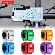 LOVESPACE Low-Profile Ring-Type Bicycle Phone Mount Waterproof Rust-Resistant Aluminum Alloy Navigat