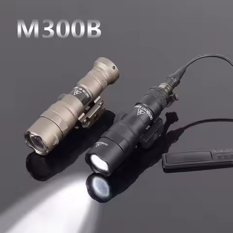 Tactical Surefire M300 M300A MINI Scout Light Rifle Hunting LED Flashlight Airsoft Weapon Gun Light 