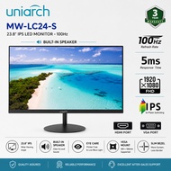 UNV Uniarch Monitor 24inch FHD Wide Screen WIth Speaker HDMI/VGA 1920 x 1080p (FREE HDMI CABLE)