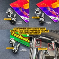 FRONT FENDER BOLT RX KING RXS RXK YT115 ORIGINAL HENG COMPAYU PROBOLT STAINLESS THAILAND