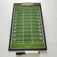 Metis 美式英式橄欖球戰術板兩種 教練裁判比賽訓練用配優質水性可擦筆