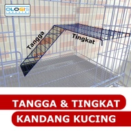 Cat Cage Level And Additional Ladder For Folding Cat Cage