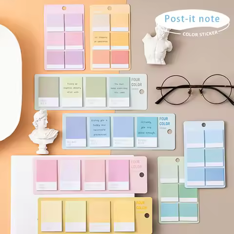 120 stickers Color card type convenience stickers, color index stickers, classification labels, book