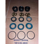 AR 610 / AR VIP 8.130 / AR2741 V-Packing Seal Kit Set 100% Original made in italy