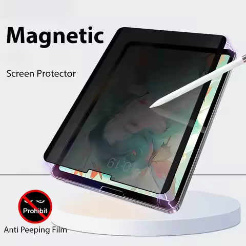 360 Degree Magnetic Detachable Privacy Screen Protector for Samsung Galaxy Tab S10 S9 S8 Ultra Plus 