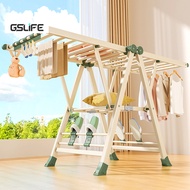 GSlife Carbon Steel Clothes Drying Rack & Blankets Save Yard Space