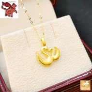 สร้อยจี้ทองแท้ จี้หงส์ทองคำแท้ 99.99% น้ำหนัก 0.5 กรัม การันตีทองแท้ มีใบรับประกันสินค้า ขายคืนได้ เ