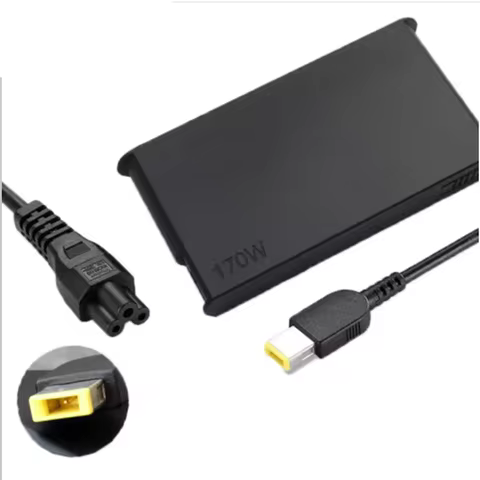 170W 20V 8.5A USB Laptop Power Adapter Charger For Lenovo Thinkpad P1 P50 P51 P52 P53 P70 P73 W540 W