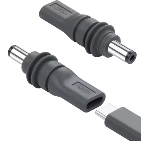 C to DC/D to D Power Adapter for Starlink Mini PD100W USB C Female to DC5521 Male Connector Charge B