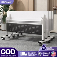 Foldable Conference Table Movable With Wheels Available In 120/140/160/180CM Multi-Person Desk Offic