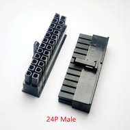 50pcs 5557 4.2mm Connector Housing Black/White 24p 24pin ATX Male/Female Plug
