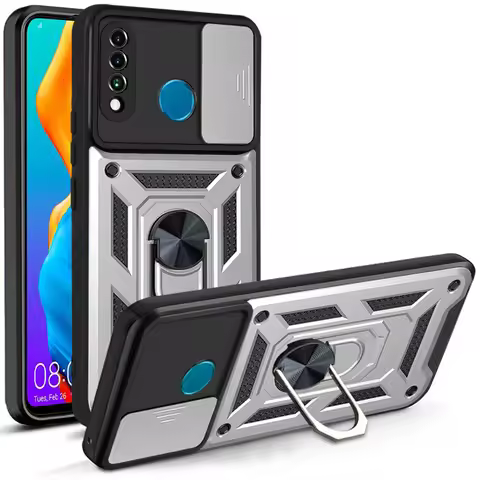 Slide Camera Lens Case For P30 Lite Case For Huawei P40 Lite E Y7P Y7A Y9 Prime 2019 P Smart Z Y9S N