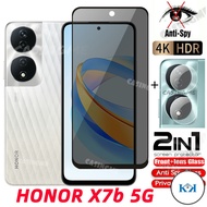 KK Honor X7b 5G 2024 Full Cover Private Screen Protector Anti-Spy For Honor X7b X7 B X 7B HonorX