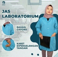 Jas laboratorium /baju lab lengan pendek pria wanita/jas perawat