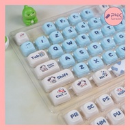 KEYCAPS PBT MOA Profile English Custom Keycap set Cute Keyboard alice