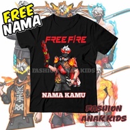 RAN - FF FREE FIRE CHILDREN'S CLOTHING T-SHIRTS SG OPM VERSION FF FREE FIRE CHILDREN'S TSHIRT FREE N
