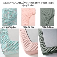 🇲🇾IKEA.my Day Bed/Super Single Fitted Sheet Mattress Cover (80x200cm/120x200cm) - DVALA/ASKLÖNN (Cad