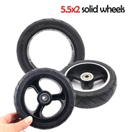 5.5-inch 5.5x2 solid wheels with high-quality Nes carbon fiber scooter solid tires suitable for hand