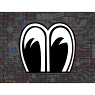MATA Cutting Sticker Eyes Belo Nakano Uk. 18x16cm ARAI HELMET 2 Colors