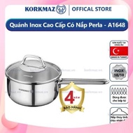 KORKMAZ PERLA Stainless Steel Bar 1.6L - Ø16x8cm - GENUINE IMPORTED IN Türkiye A1648