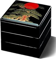 J-kitchens 3 Tiers, 8 Inches, Hinode Pine, 9.5 x 9.5 x 7.7 inches (24.2 x 24.2 x 19.5 cm), Made in J