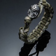 Helmet Skull Survival Bracelet 安全帽骷髏求生手環(軍綠迷彩)