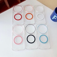 untuk xiaomi 17 Ultra Magnetic Transparent Dopamine Color Phone Case 17 pro Phone Case