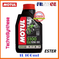 1L 100ml Nhớt Motul 5100 10w30 4T SM 1L Công Nghệ Ester - Dòng Nhớt Mới Có Tem Và Mã QR.