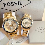 Fossil<G{stainless?ZV!steel{c<fashion'P<watch'Y<for'o<men'Z<women'N<couple watch water proof  Non t