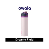 (Ship in 12hrs)Owala FreeSip Stainless Steel Water Bottle Portable 24oz with Locking Push-Button Lid