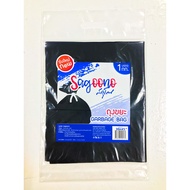 Thick Black Garbage Bag Size 36x45 Inches 1 Kg. (There Are 7-8 Sheets/Pack Of Sheets/Pack)