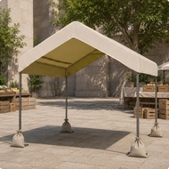 Waterproof Sun Shade Tarp Resistant Outdoor Tent Tarp Sunshade Canopy Replacement Top Weather-Resist