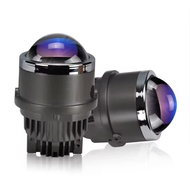 โปรเจคเตอร์ Bi LED ไฟตัดหมอกเลนส์สีฟ้าขนาด 3 นิ้ว สีเหลือง-RHD