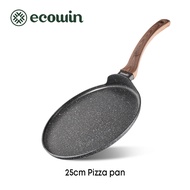 Ecowin Cookware 25cm White/Blcak Non Stick pizza pan Frying pan non stick frying pan cooking pot ku