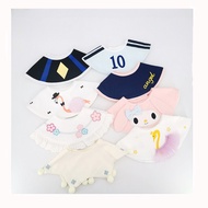 Baby Saliva Towel Baby Bib Baby Saliva Towel Baby Bib Baby Bib 360 Rotating Round Bib Cotton One Yea