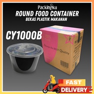 CY1000B for CARTON (300PCS)- ROUND FOOD CONTAINER/BEKAS MAKANAN