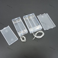 Transparent 2/3 solt AA 3V 4.5V Battery Holder Box Case With Switch AA Battery Holder Box Case With 