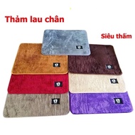 Combo 5 tấm thảm lau chân lông cừu len mềm thấm hút nước Thảm chùi chân siêu thấm hút 40x60cm